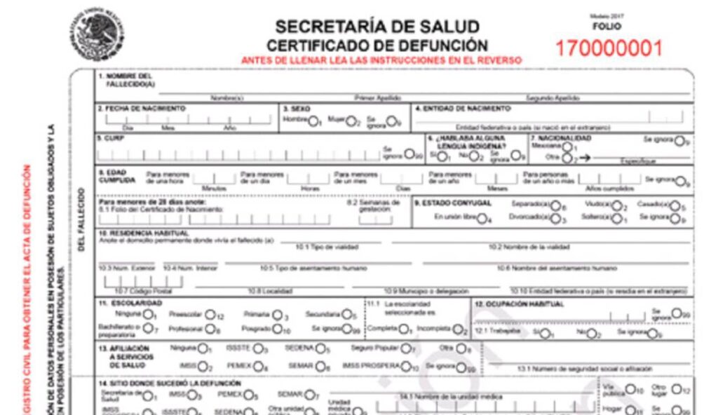 registro civil fallecidos